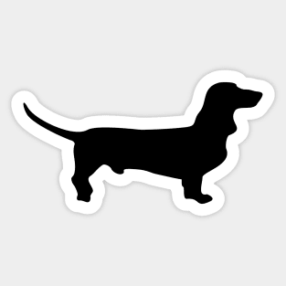 Simple Dachshund Sticker